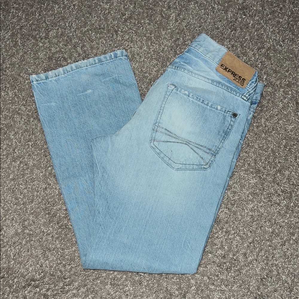 Express Men's Light Blue Jeans